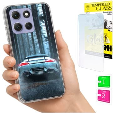 shumee Ovitek za Motorola Moto G86 Power FOTO ovitek + 9H steklo
