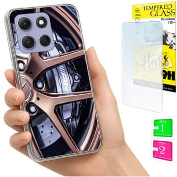 shumee Ovitek za Motorola Moto G86 Power FOTO ovitek + 9H steklo