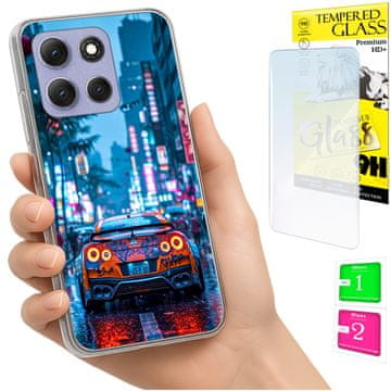 shumee Ovitek za Motorola Moto G86 Power FOTO ovitek + 9H steklo