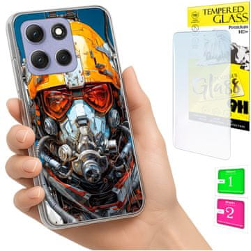 shumee Ovitek za Motorola Moto G86 Power FOTO ovitek + 9H steklo