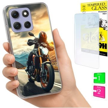 shumee Ovitek za Motorola Moto G86 Power FOTO ovitek + 9H steklo