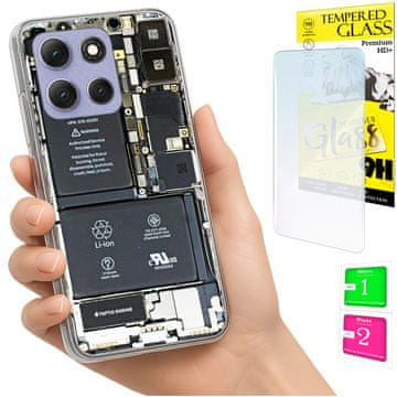 shumee Ovitek za Motorola Moto G86 Power FOTO ovitek + 9H steklo