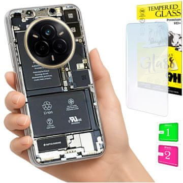 shumee Ovitek za Realme 14 Pro 5G FOTO zadnji ovitek + 9H STEKLO