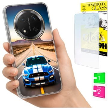 shumee Ovitek za Honor Magic7 Lite FOTO ovitek zadnji ovitek + 9H steklo