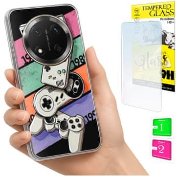 shumee Ovitek za Honor Magic7 Lite FOTO zadnja stran + 9H steklo