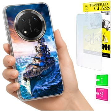 shumee Ovitek za Honor Magic7 Lite FOTO ovitek zadnji ovitek + 9H steklo
