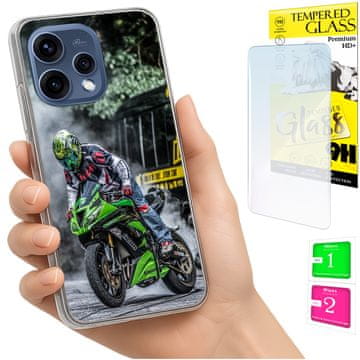 shumee Ovitek za Oppo Reno 15 5G FOTO ovitek + 9H steklo