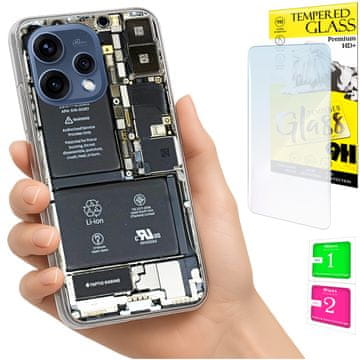 shumee Ovitek za Oppo Reno 15 5G FOTO ovitek + 9H steklo