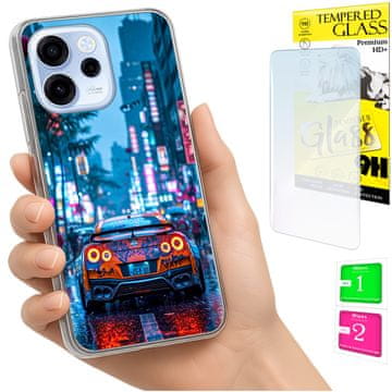 shumee Ovitek za Oppo Reno 15F / 15F FS FOTO zadnji pokrov + 9H steklo