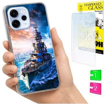 shumee Ovitek za Oppo Reno 15F / 15F FS FOTO zadnji pokrov + 9H STEKLO