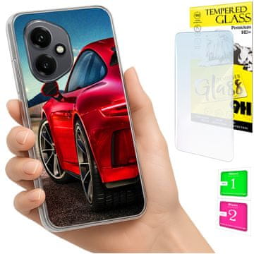 shumee Ovitek za Honor X7d / 400 Smart Housing FOTO ovitek zadnja stran + 9H STEKLO