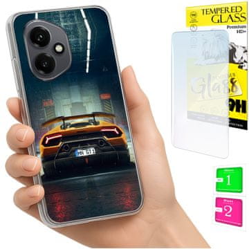 shumee Ovitek za Honor X7d / 400 Smart Housing FOTO ovitek zadnja stran + 9H STEKLO