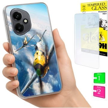 shumee Ovitek za Honor X7d / 400 Smart Housing FOTO ovitek zadnja stran + 9H STEKLO