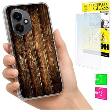 shumee Ovitek za Honor X7d / 400 Smart Housing FOTO ovitek zadnja stran + 9H STEKLO