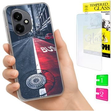 shumee Ovitek za Honor X7d / 400 Smart Housing FOTO ovitek zadnja stran + 9H STEKLO