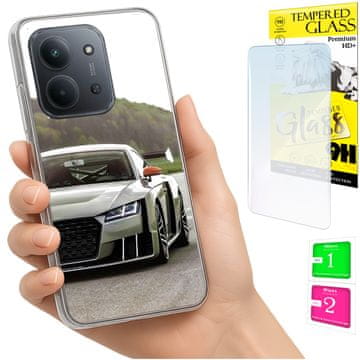 shumee Ovitek za Xiaomi Redmi 15C 4G 171 mm ohišje FOTO ovitek zadnja stran 9H STEKLO