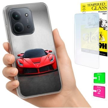 shumee Ovitek za Xiaomi Redmi 15C 4G 171 mm ohišje FOTO ovitek zadnja stran 9H STEKLO