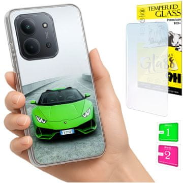 shumee Ovitek za Xiaomi Redmi 15C 4G 171 mm ohišje FOTO ovitek zadnja stran 9H STEKLO