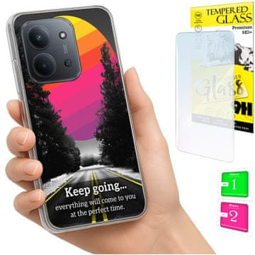 shumee Ovitek za Xiaomi Redmi 15C 4G 171 mm ohišje FOTO ovitek zadnja stran 9H STEKLO