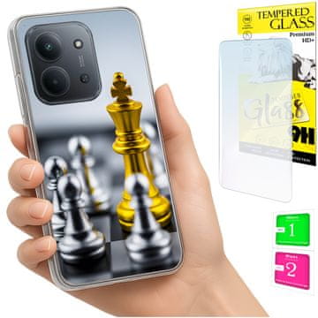 shumee Ovitek za Xiaomi Redmi 15C 4G 171 mm ohišje FOTO ovitek zadnja stran 9H STEKLO