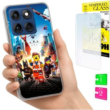 shumee Ovitek za Motorola Edge 60 Fusion / Edge 60 Ohišje, zadnja stran, STEKLO