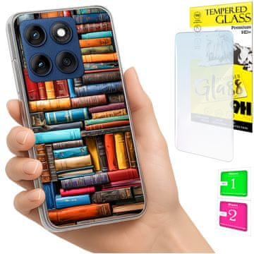 shumee Ovitek za Motorola Edge 60 Fusion / Edge 60 Ohišje, zadnja stran, STEKLO