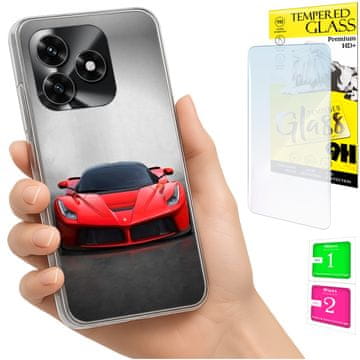 shumee Ovitek za Honor X5C Plus / X5C 4G FOTO ovitek + 9H STEKLO