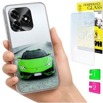 shumee Ovitek za Honor X5C Plus / X5C 4G FOTO ovitek + 9H STEKLO