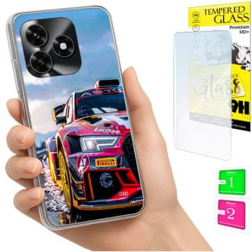 shumee Ovitek za Honor X5C Plus / X5C 4G FOTO ovitek + 9H STEKLO