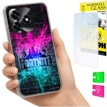 shumee Ovitek za Honor X5C Plus / X5C 4G FOTO ovitek + 9H STEKLO