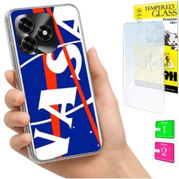 shumee Ovitek za Honor X5C Plus / X5C 4G FOTO ovitek + 9H STEKLO
