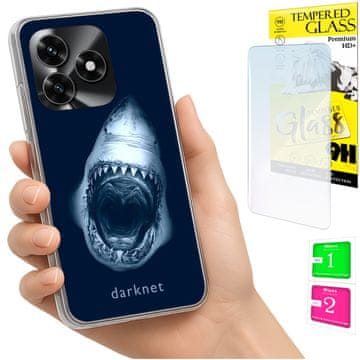 shumee Ovitek za Honor X5C Plus / X5C 4G FOTO ovitek + 9H STEKLO