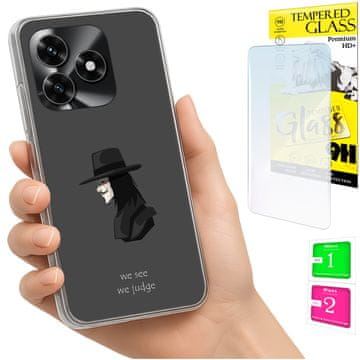 shumee Ovitek za Honor X5C Plus / X5C 4G FOTO ovitek + 9H STEKLO