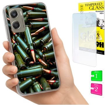 shumee Ovitek za Motorola Moto G06 / G06 Power ohišje ovitek + steklo