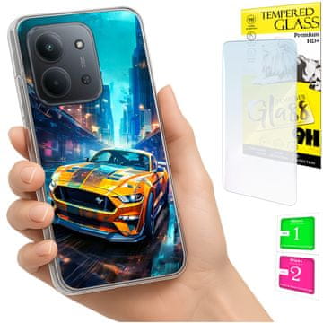 shumee Ovitek za Xiaomi Redmi 15C 5G 173mm / Poco C85 Zadnji ovitek STEKLO