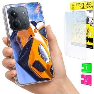 shumee Ovitek za Xiaomi Redmi 15C 5G 173mm / Poco C85 Zadnji ovitek STEKLO