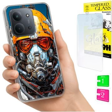 shumee Ovitek za Xiaomi Redmi 15C 5G 173mm / Poco C85 Zadnji ovitek STEKLO