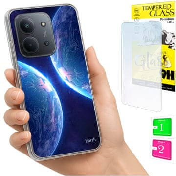shumee Ovitek za Xiaomi Redmi 15C 5G 173mm / Poco C85 Zadnji ovitek STEKLO