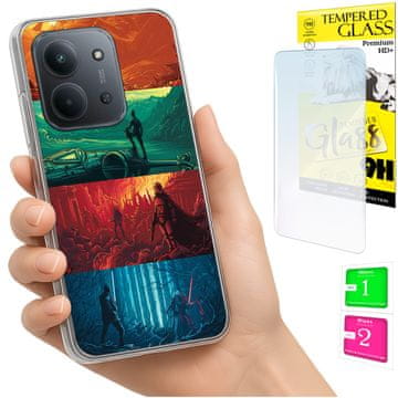 shumee Ovitek za Xiaomi Redmi 15C 5G 173mm / Poco C85 Zadnji ovitek STEKLO