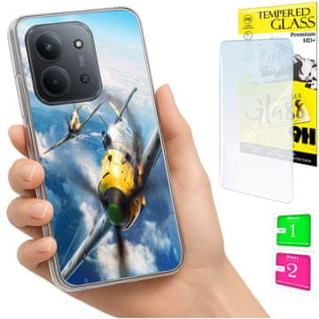 shumee Ovitek za Xiaomi Redmi 15C 5G 173mm / Poco C85 Zadnji ovitek STEKLO