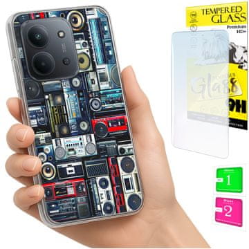 shumee Ovitek za Xiaomi Redmi 15C 5G 173mm / Poco C85 Zadnji ovitek STEKLO