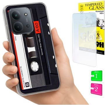 shumee Ovitek za Xiaomi Redmi 15C 5G 173mm / Poco C85 Zadnji ovitek STEKLO