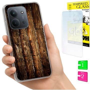 shumee Ovitek za Xiaomi Redmi 15C 5G 173mm / Poco C85 Zadnji ovitek STEKLO