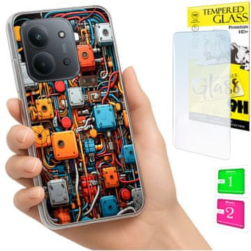 shumee Ovitek za Xiaomi Redmi 15C 5G 173mm / Poco C85 Zadnji ovitek STEKLO