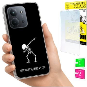 shumee Ovitek za Xiaomi Redmi 15C 5G 173mm / Poco C85 Zadnji ovitek STEKLO