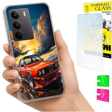 shumee Ovitek za Realme C75 / 14X 5G FOTO ovitek + 9H STEKLO