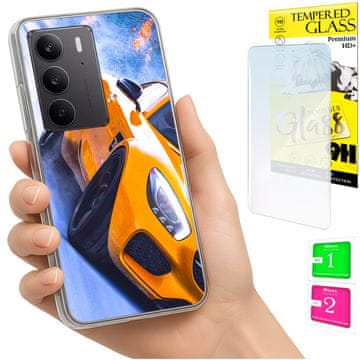 shumee Ovitek za Realme C75 / 14X 5G FOTO ovitek + 9H STEKLO