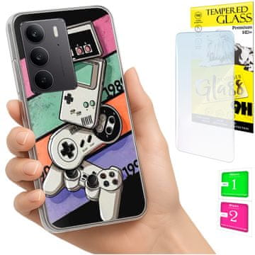 shumee Ovitek za Realme C75 / 14X 5G FOTO ovitek + 9H STEKLO