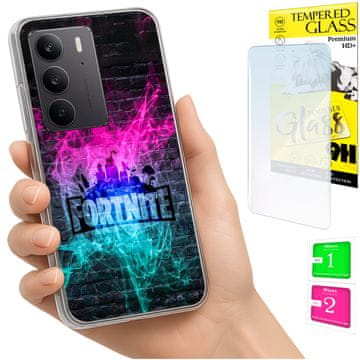 shumee Ovitek za Realme C75 / 14X 5G FOTO ovitek + 9H STEKLO