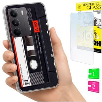 shumee Ovitek za Realme C75 / 14X 5G FOTO ovitek + 9H STEKLO